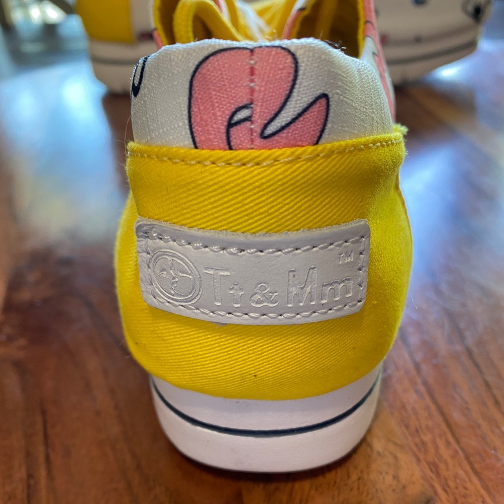 Y2K fashion sneakers from Italy yellow - Picture 9 of 13